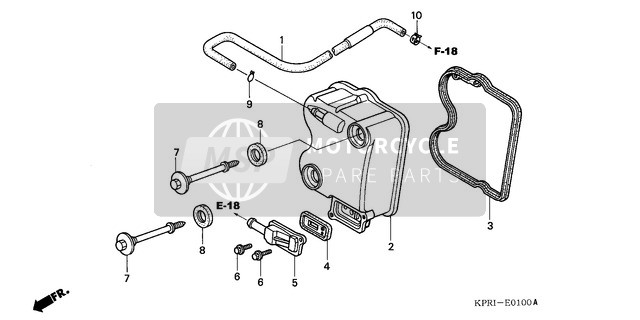 Honda SH125 2003 Cylindre Couverture de tête pour un 2003 Honda SH125